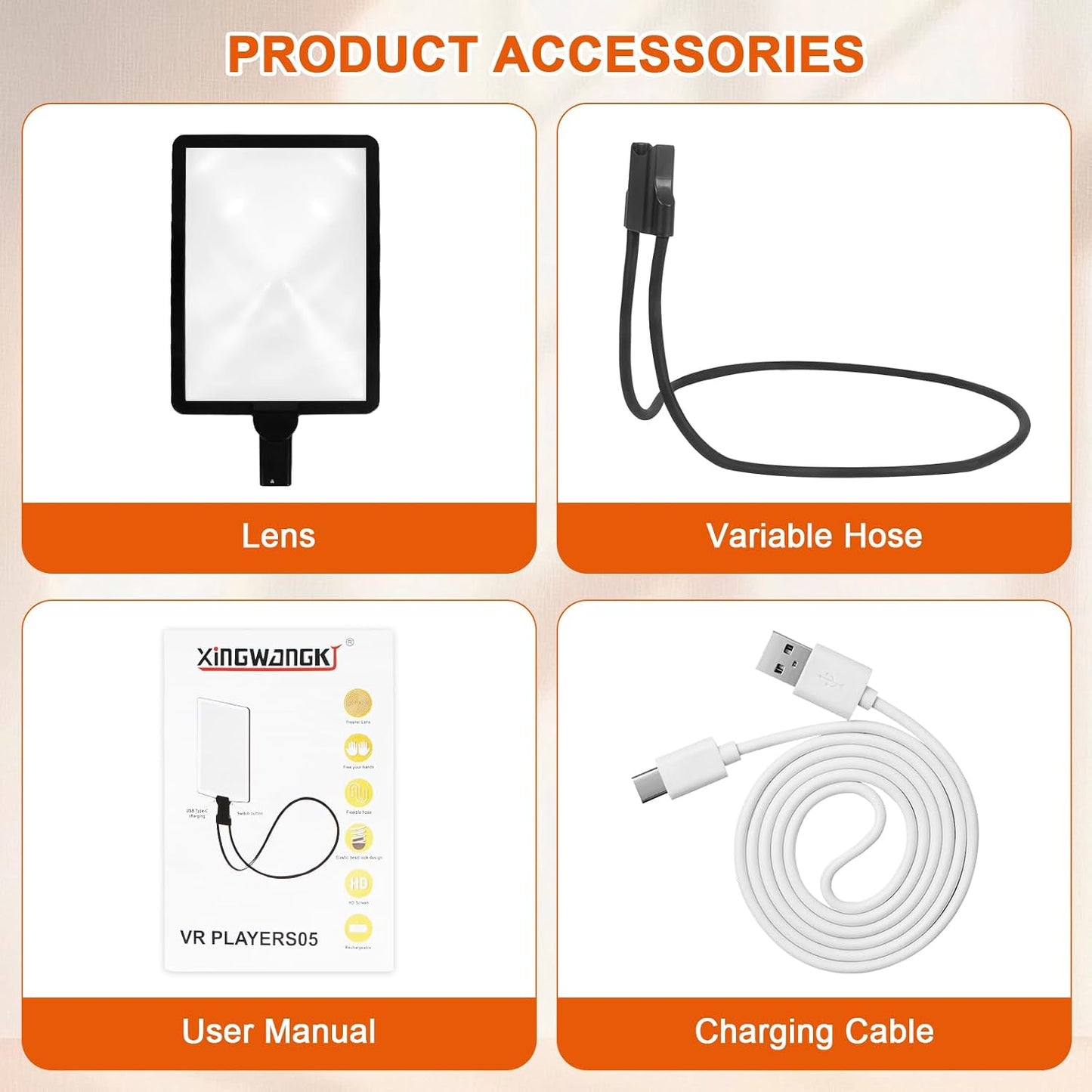 Hands-Free Neck Magnifier with LED Light, 10X, for Reading & Crafts