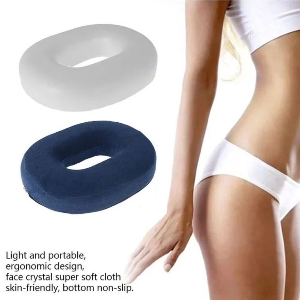 Memory Foam Seat Cushion - Donut Cushion for Haemorrhoid and Piles Sufferers, Suitable for Wheelchair, Car Seat, Office or Outdoor