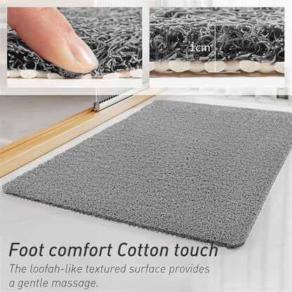 Secure Mat, Non-Slip Bathtub Mat, the Ultimate Non-Slip Bath Mat, Shower Mat Floor Mat for Tub, Shower, Bathroom (Brown, 45X75Cm(17.72"X29.53"))