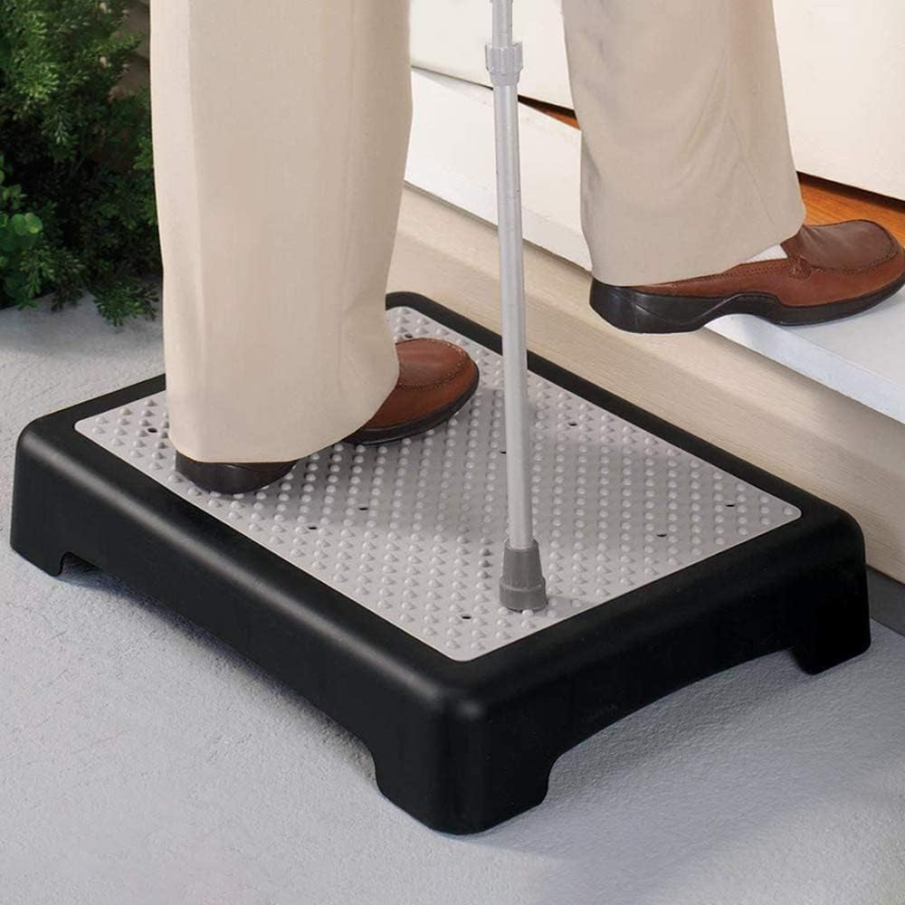 Outdoor Step Stool for Adults Mobility Step Non-Slip Safety Bed Step for Elderly Senior for High Bed