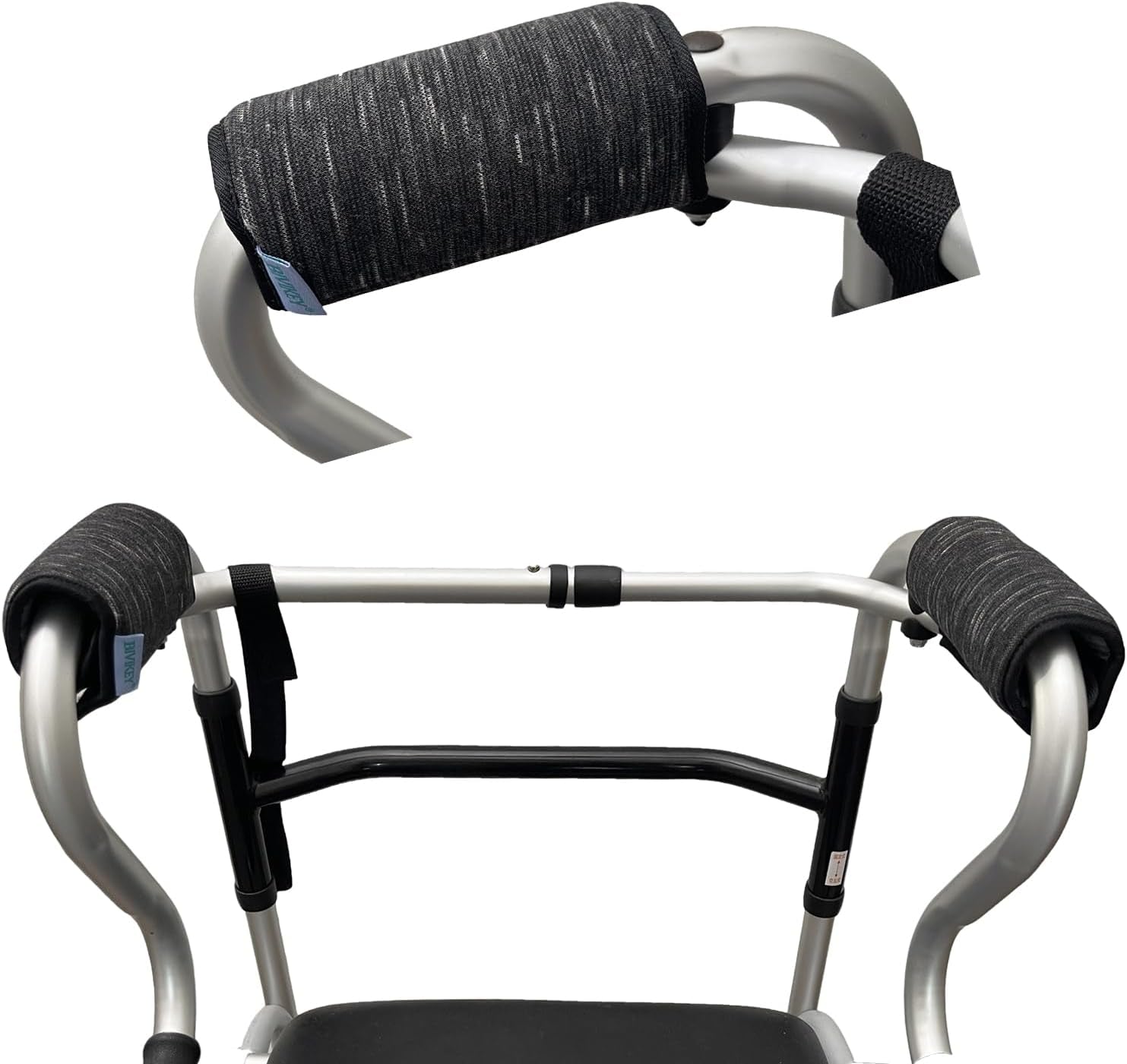 Walker Handle Cushions - Padded Hand Covers - Soft Cushion Padding Medical for Folding Rolling Wheelchair, Rollator Handle, Senior, Elderly Grippers - Crutch Handle Pad Grips - Mobility Aid