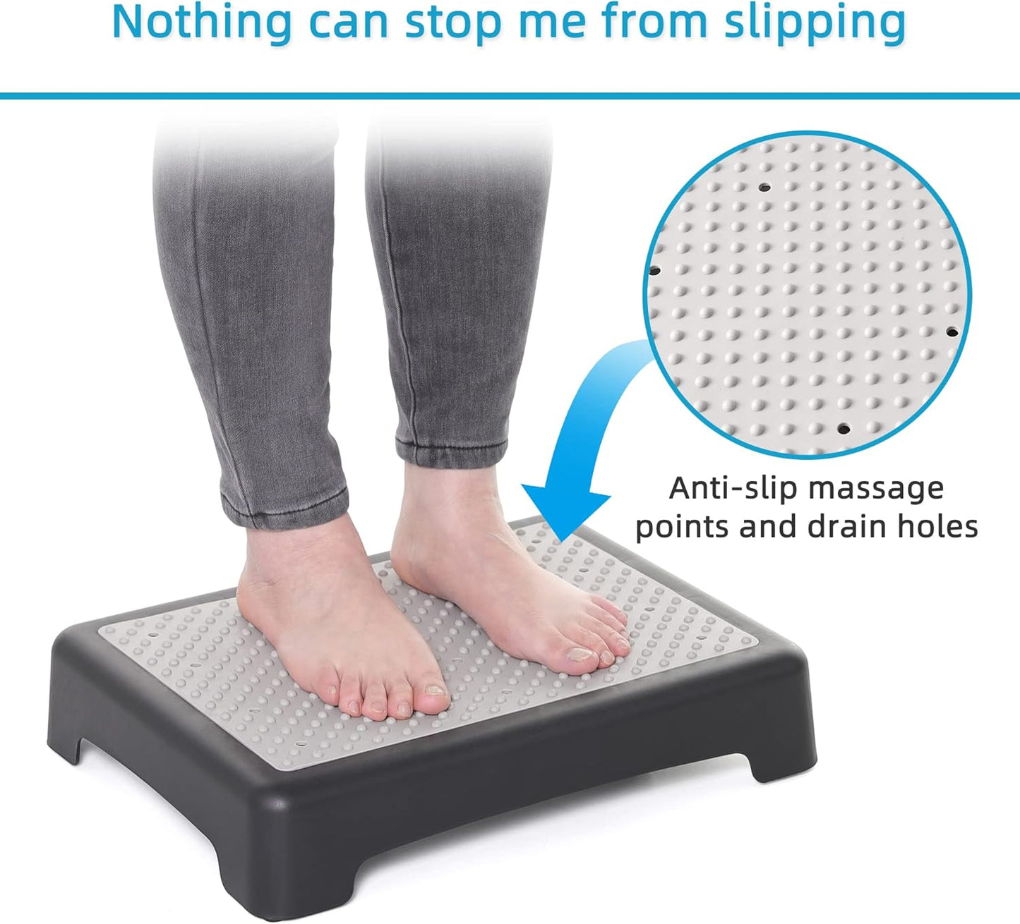 Outdoor Step Stool for Adults Mobility Step Non-Slip Safety Bed Step for Elderly Senior for High Bed