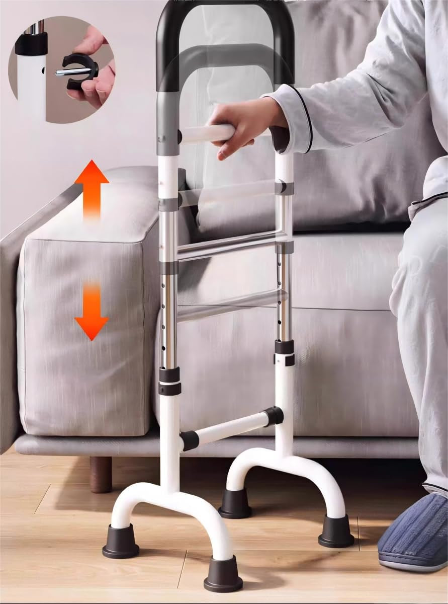Stand Assist Aid for Elderly; Mobility Aids for Seniors; Couch Toilet Assist Rail; Knee Surgery Recovery Aids; Height Adjustable ; Weight 5Lbs, Bear 350Lbs.(Not a Walker; Not for Weak Arms)