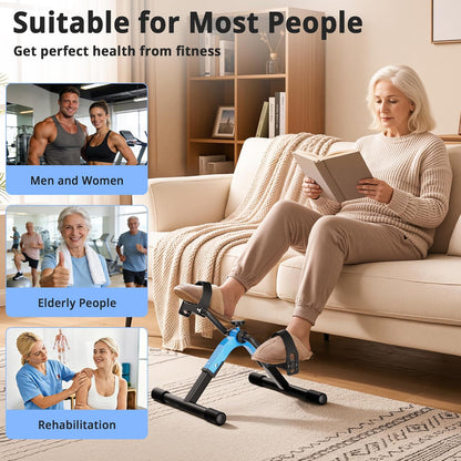 Folding Pedal Exerciser for Arms & Legs, Under-Desk or Chairside