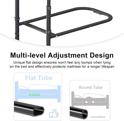 Bed Rails for Elderly Adults Safety, Adjustable Bed Assist Rail with Non-Slip Base, 400 Lbs Support Bed Grab Bar for Seniors, Fits Twin Full Queen King Beds